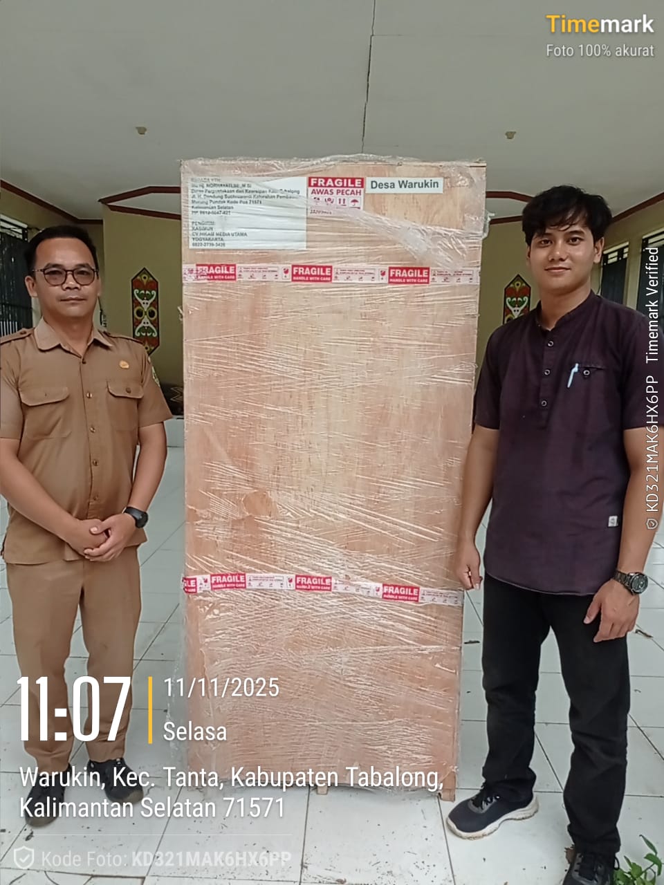 Penerima Bantuan Tugu Titik Baca