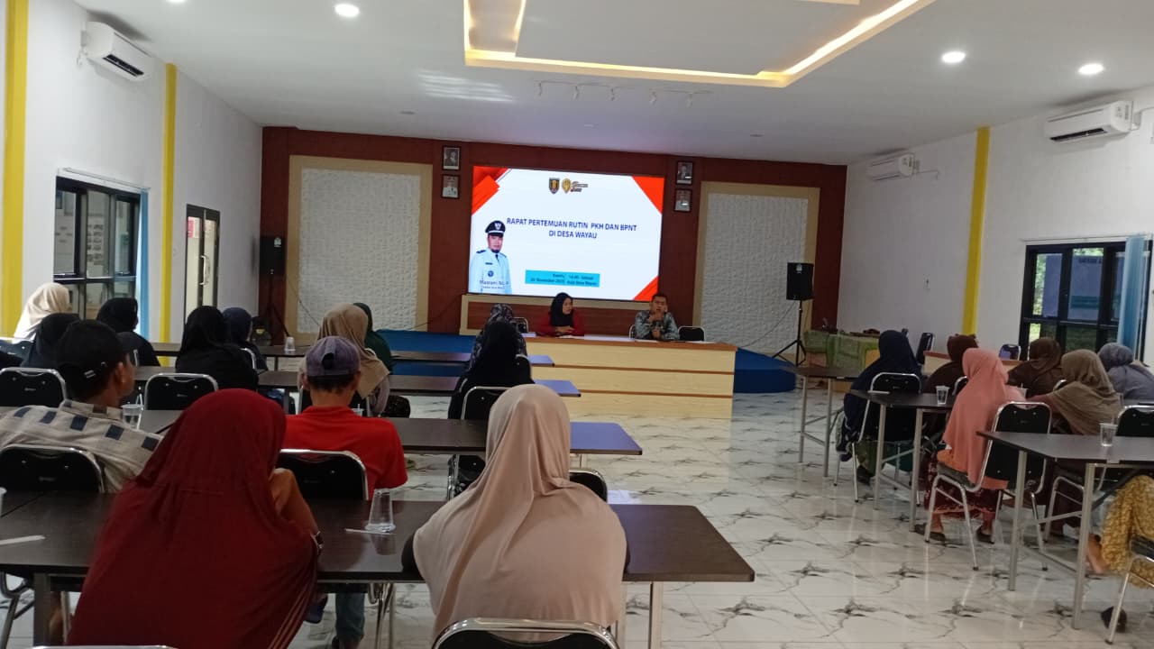 Rapat Rutin  Bantuan Sosial (PKH dan BPNT)