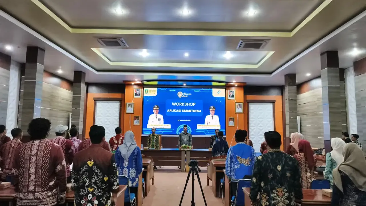 WORSHOP APLIKASI SMART DESA DIBUKA WAKIL BUPATI