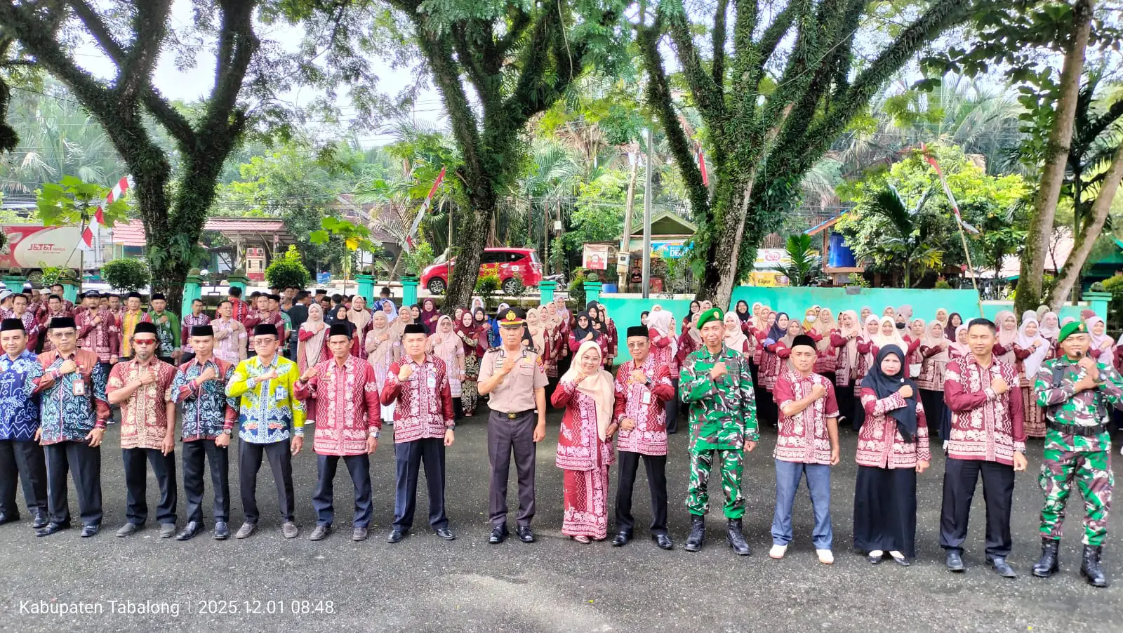 Kecamatan Pugaan Gelar Apel Hari Jadi ke-60 Kabupaten Tabalong: Kolaborasi, Sinergi, dan Inovasi untuk Tabalong Smart
