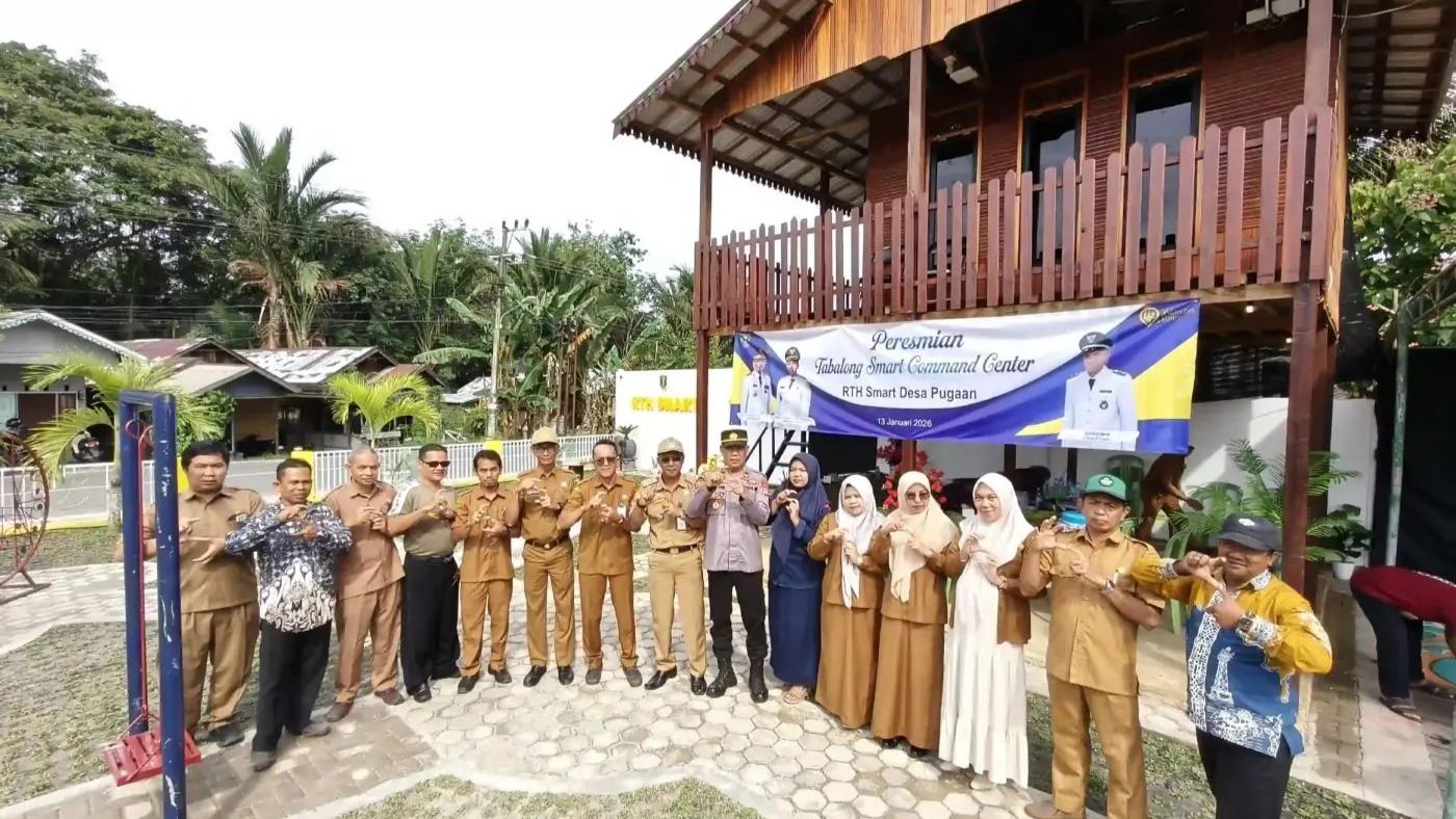 Peresmian Tabalong Smart Command Center, Desa Pugaan Tampilkan Live RTH Smart Desa Pugaan