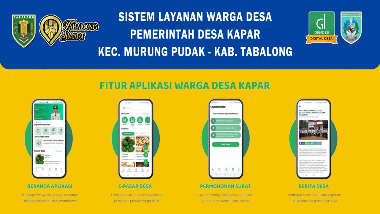 Warga Desa Kapar Kini Nikmati Fitur Layanan Digital untuk Akses Lebih Mudah ke Pemerintah Desa