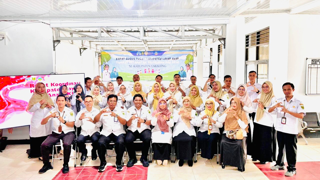 Pemdes Kapar Ikuti Rapat Koordinasi Kabupaten Layak Anak di Aula Kecamatan Tanjung