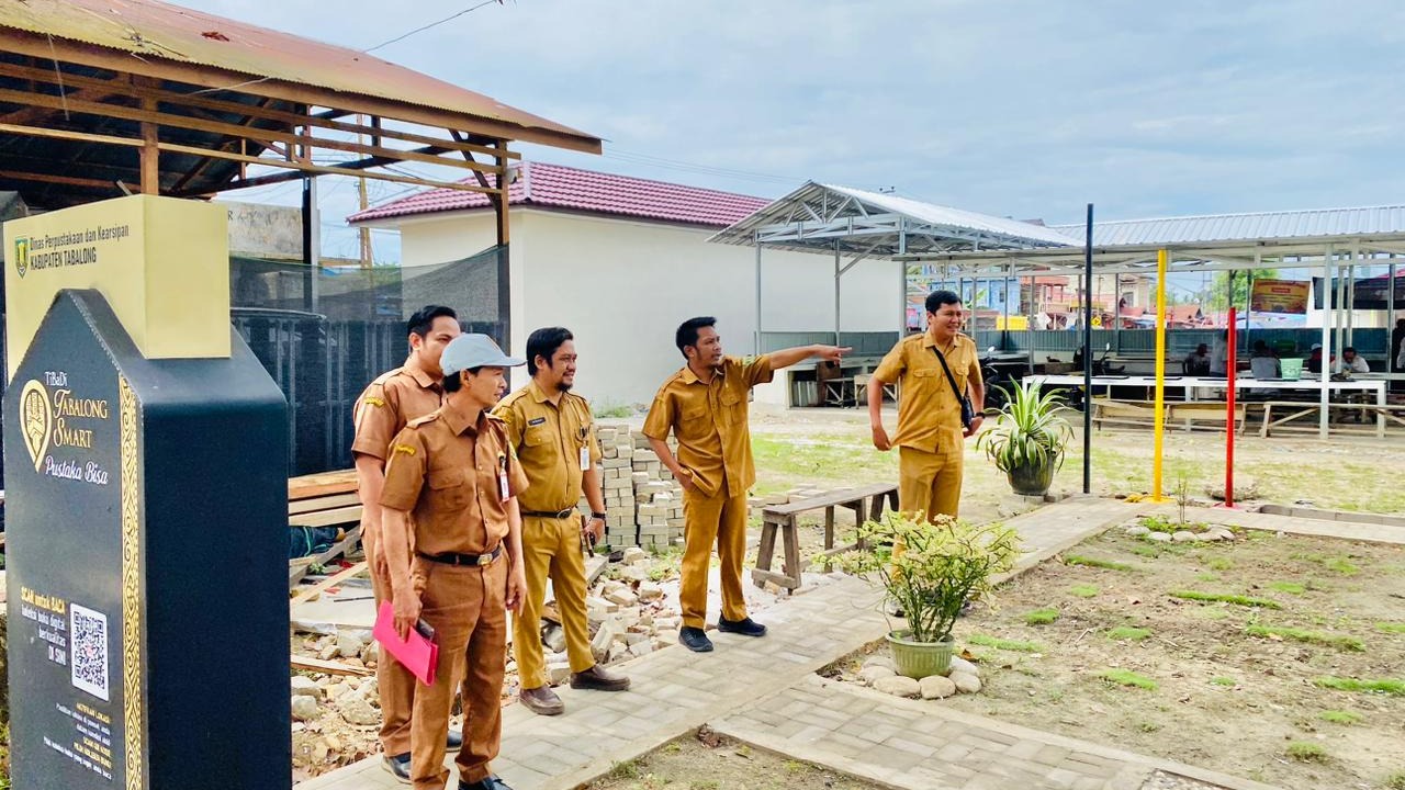 BPKAD Kabupaten Tabalong Verifikasi Lapangan Pemanfaatan Lahan Pasar Kapar untuk RTH Smart Desa