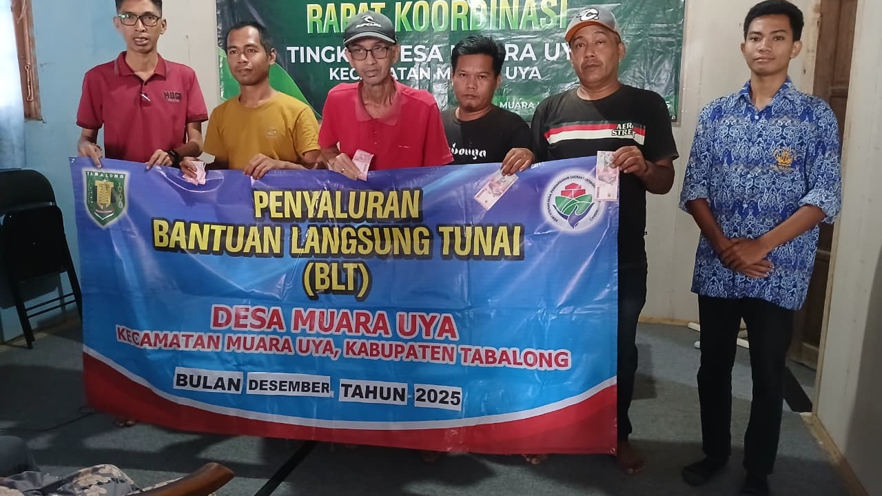 pembagian BLT Desa Muara uya