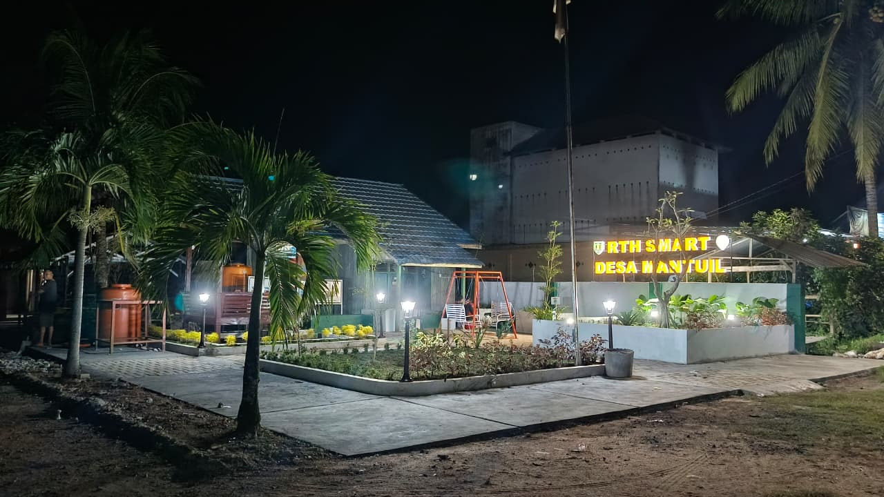 Wujudkan Lingkungan Asri, Desa Mantuil Mulai Bangun Ruang Terbuka Hijau (RTH)