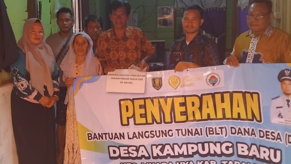 Menguatkan Ekonomi Warga  Melalui Penyaluran BLT-DD Desa Kampung Baru Tahun 2026