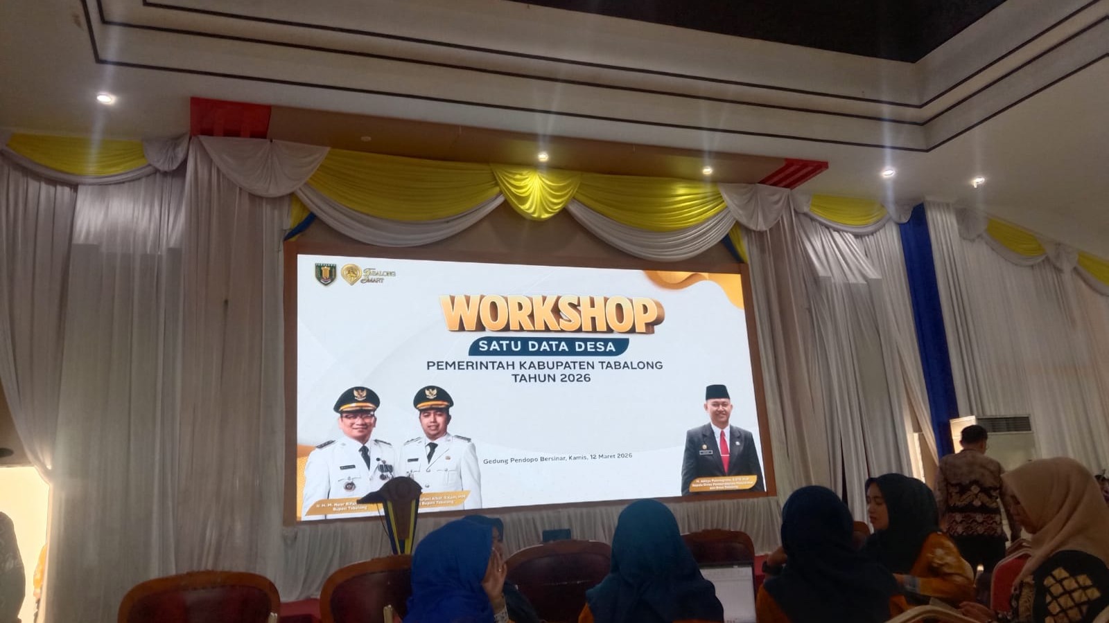 Operator Desa Paliat Ikuti Workshop Satu Data Desa di Pendopo Bersinar Tanjung