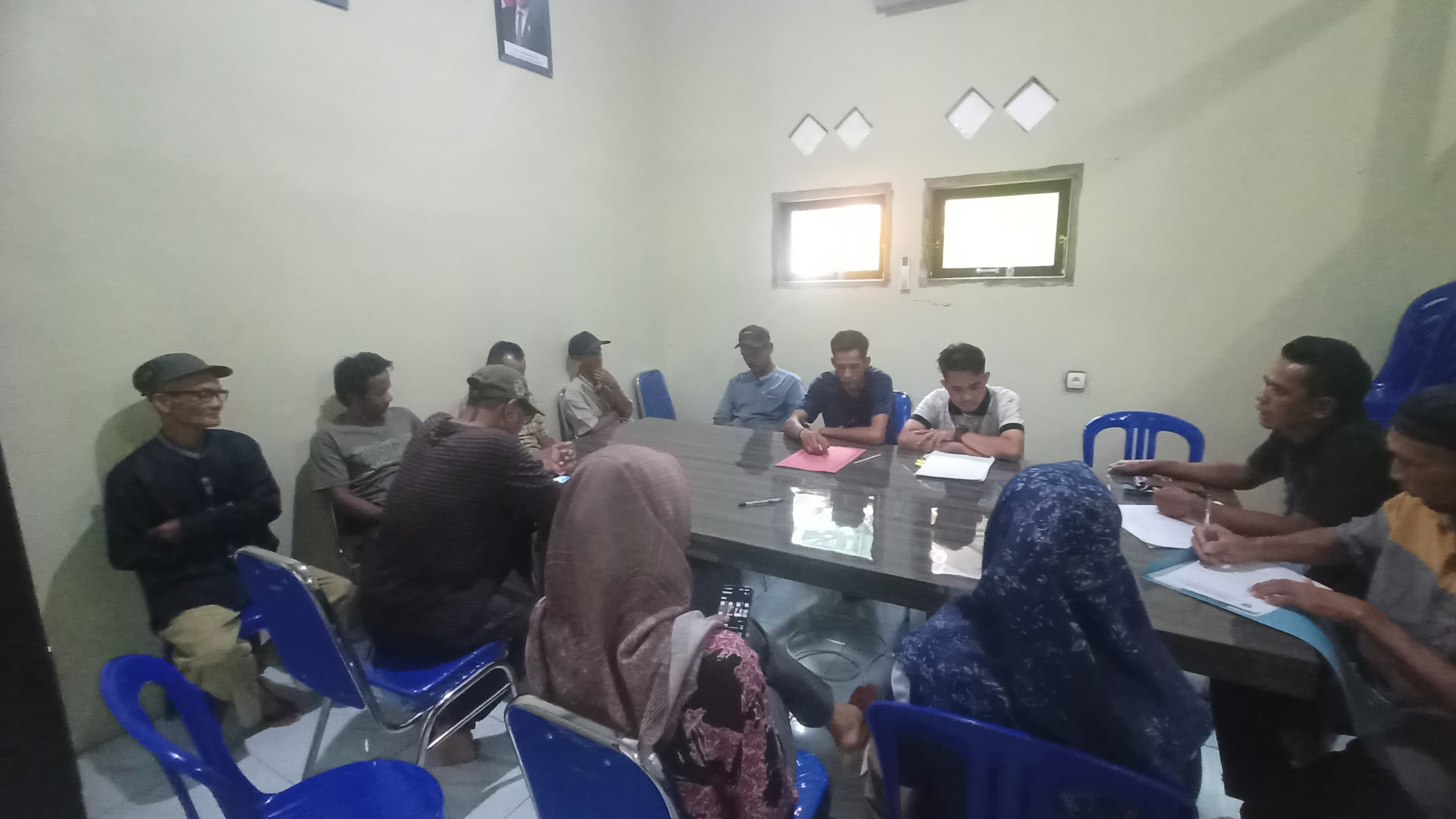 Musdes pemelihan RT dan pembentukan panitia pemilihan BPD Desa Madang