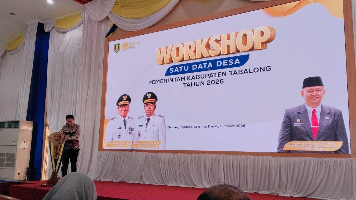 Workshop Satu Data Desa Digelar di Pendopo Bersinar, Dihadiri Kepala Desa dan SKPD se-Kabupaten Tabalong