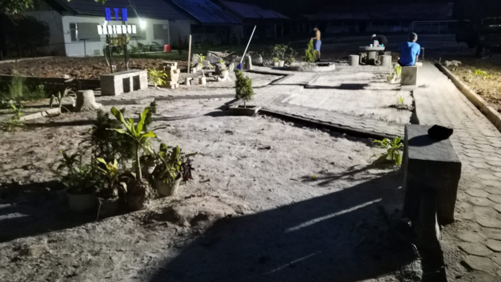 Pembangunan RTH Desa barimbun