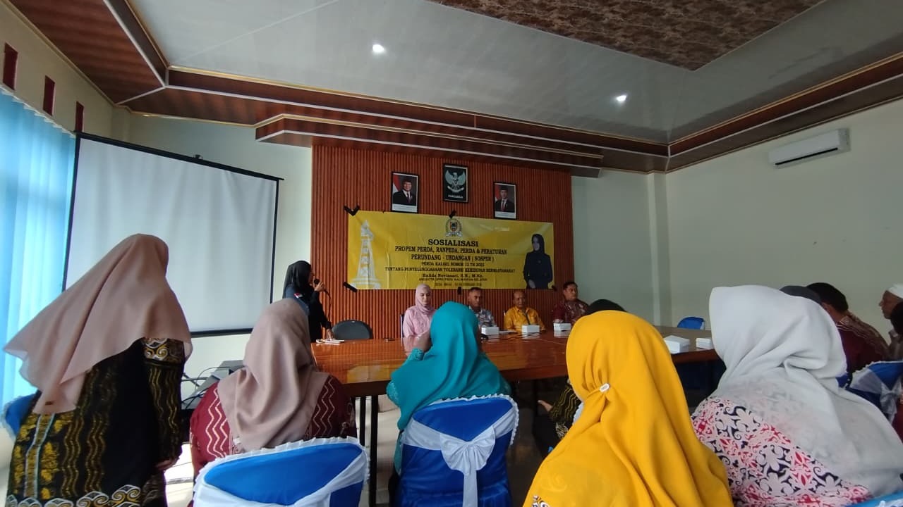 BINJAI BERCERITA | Halida Novia Sari Sosialisasikan Peraturan Daerah Provinsi Kalimantan Selatan di Desa Binjai