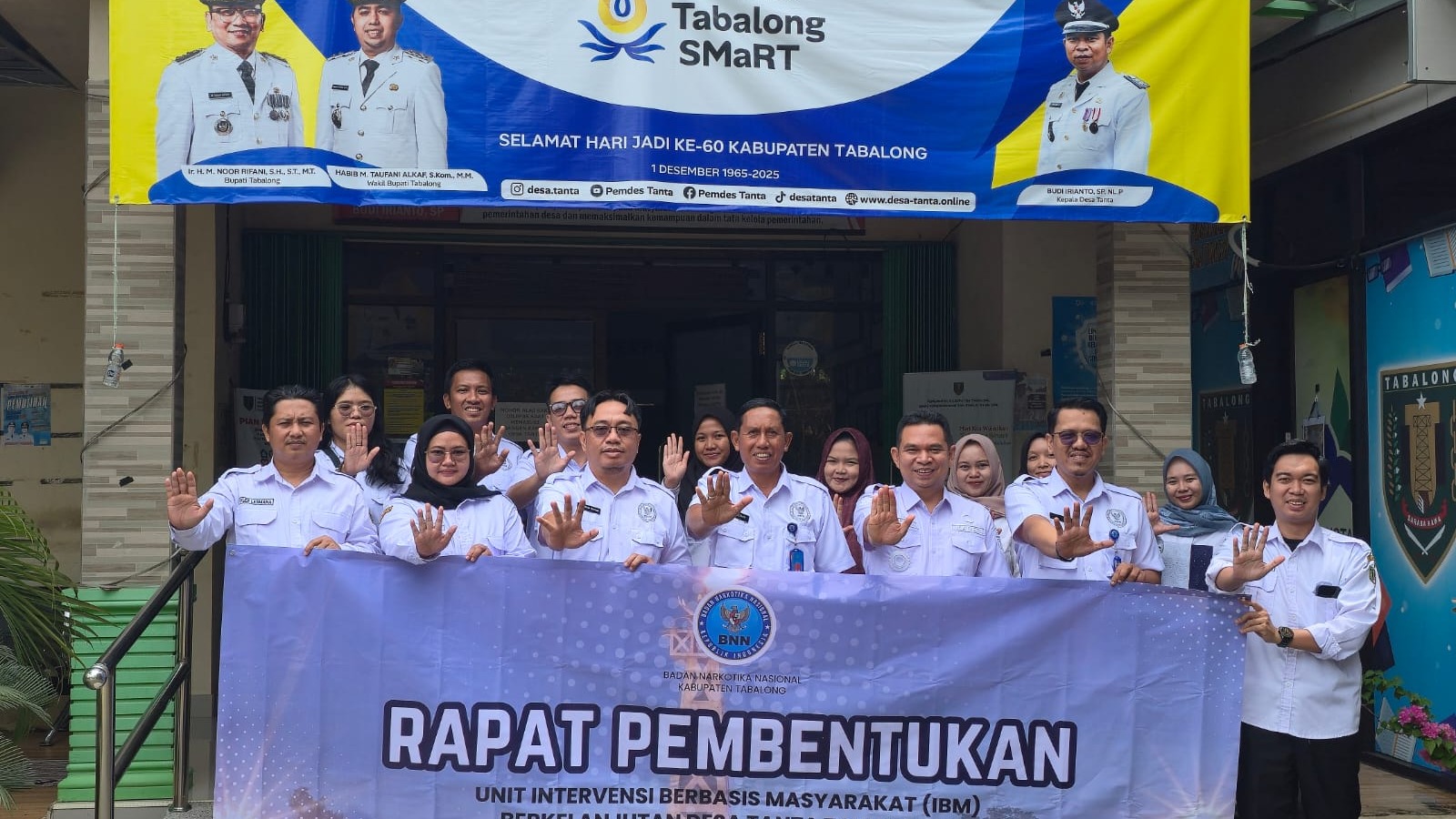 BNN Kabupaten Tabalong Bentuk Unit Intervensi Berbasis Masyarakat (IBM) di Desa Tanta