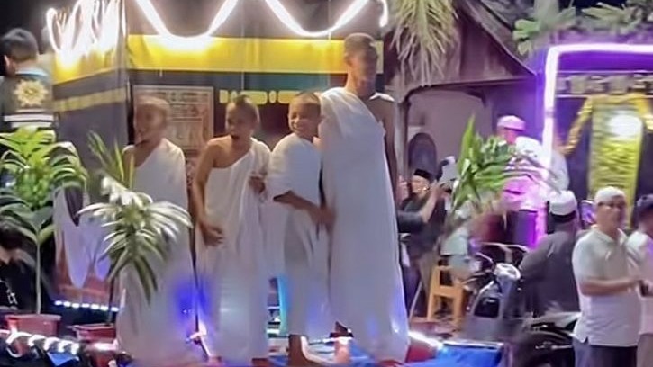 Langgar Nurul Huda Wakili Desa Binturu Ikuti Tanglong di Kecamatan Kelua