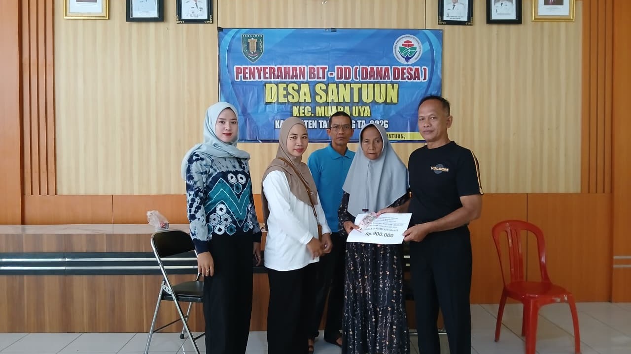 Pemerintah Desa Santuun Salurkan BLT untuk Januari–Maret