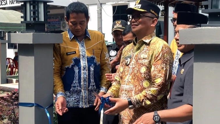 peresmian RTH Smart Desa Hapalah