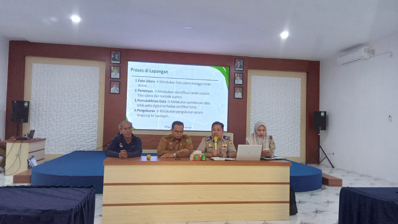 BPN Tabalong Gelar Penyuluhan Program ILASPP dan PTSL Terintegrasi di Aula Desa Wayau