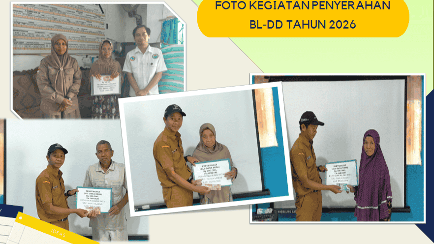 PEMBAGIAN BLT-DD UB. JANUARI - MARET TAHUN 2026