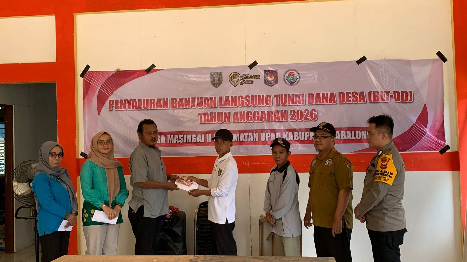 Penyaluran BLT 2026 Tahap I di Desa Masingai II, 6 Warga Terima Bantuan