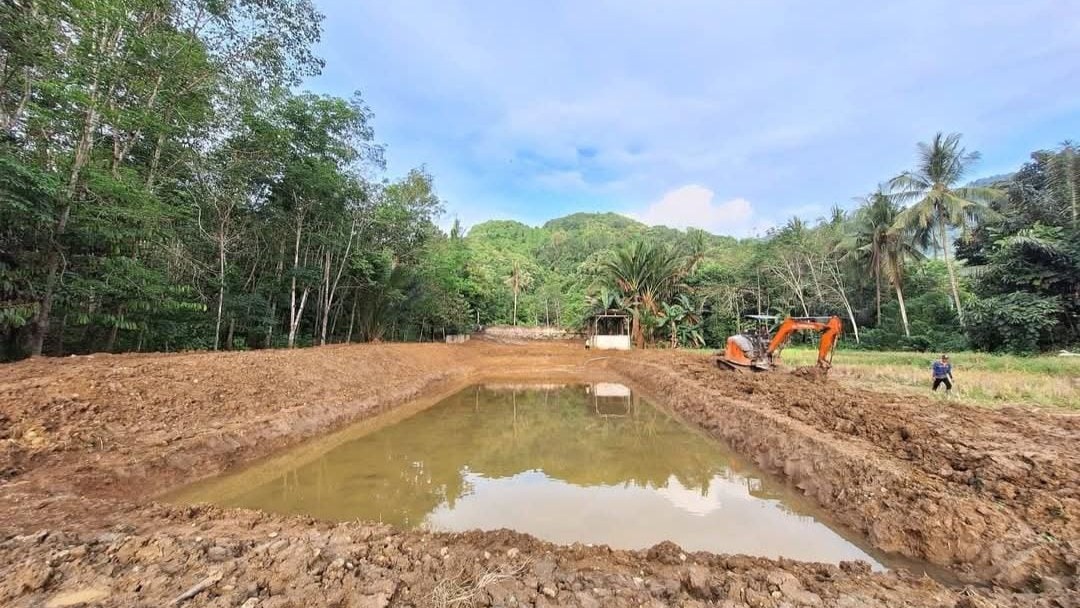 Pembuatan Kolam Ikan
