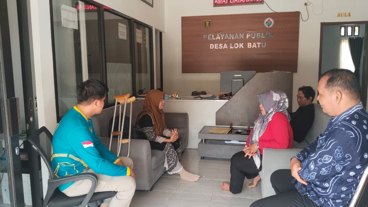 Kunjungan Pendampingan koprasi Merah Putih ke Desa Lok Batu pada hari Jumat 27 Maret 2026