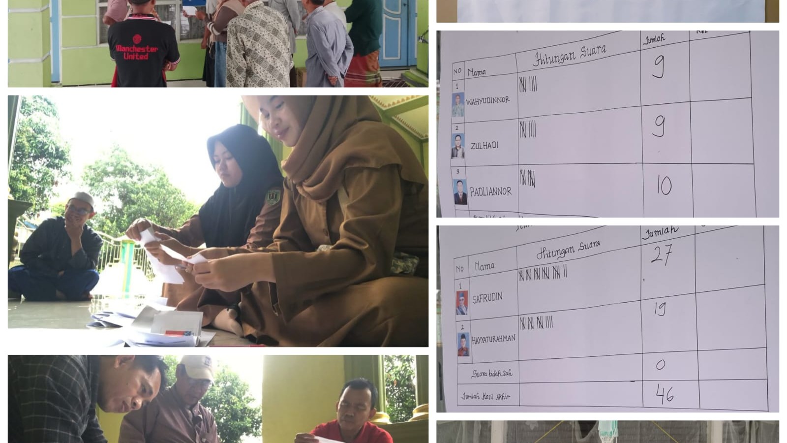 Pemilihan ketua rt serentak desa Ampukung periode 2026-2031