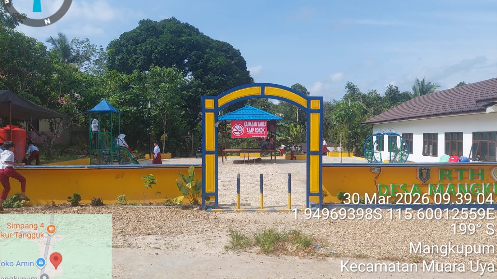 RTH Smart Desa Mangkupum Yang Terletak Di RT.009,Berdekatan Dengan Sekolah TK Dan SD.