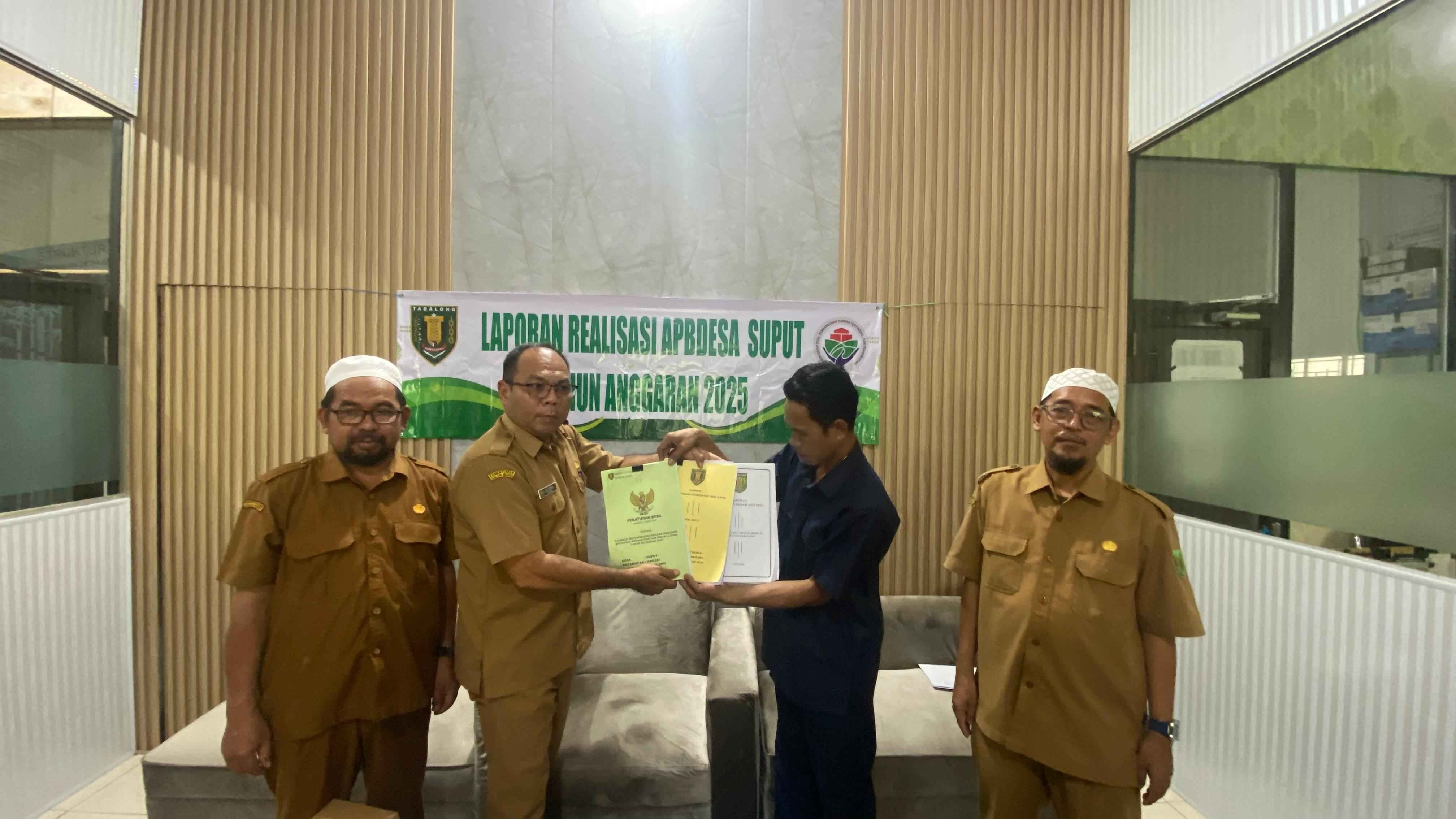 Wujudkan Transparansi, Pemerintah Desa Suput Publikasikan Laporan Realisasi APBDes TA 2025