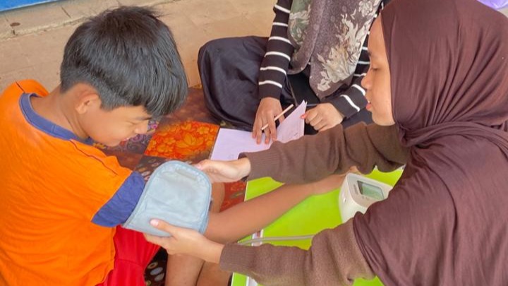 posyandu remaja bulan April desa Ampukung