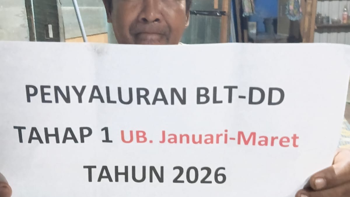 Pembagian BLT DD ub januari-maret 2026