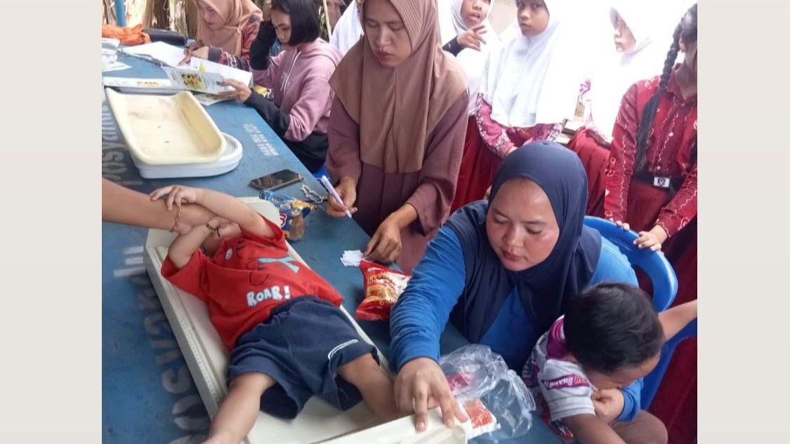 Kegiatan Posyandu ILP Di Desa Mangkupum Pada April 2026