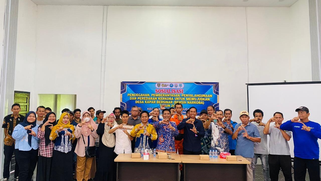 BNN Tabalong Hadir Dalam Sosialisasi P4GN Dalam Mewujudkan Desa Kapar Bersinar (Bersih Narkoba)