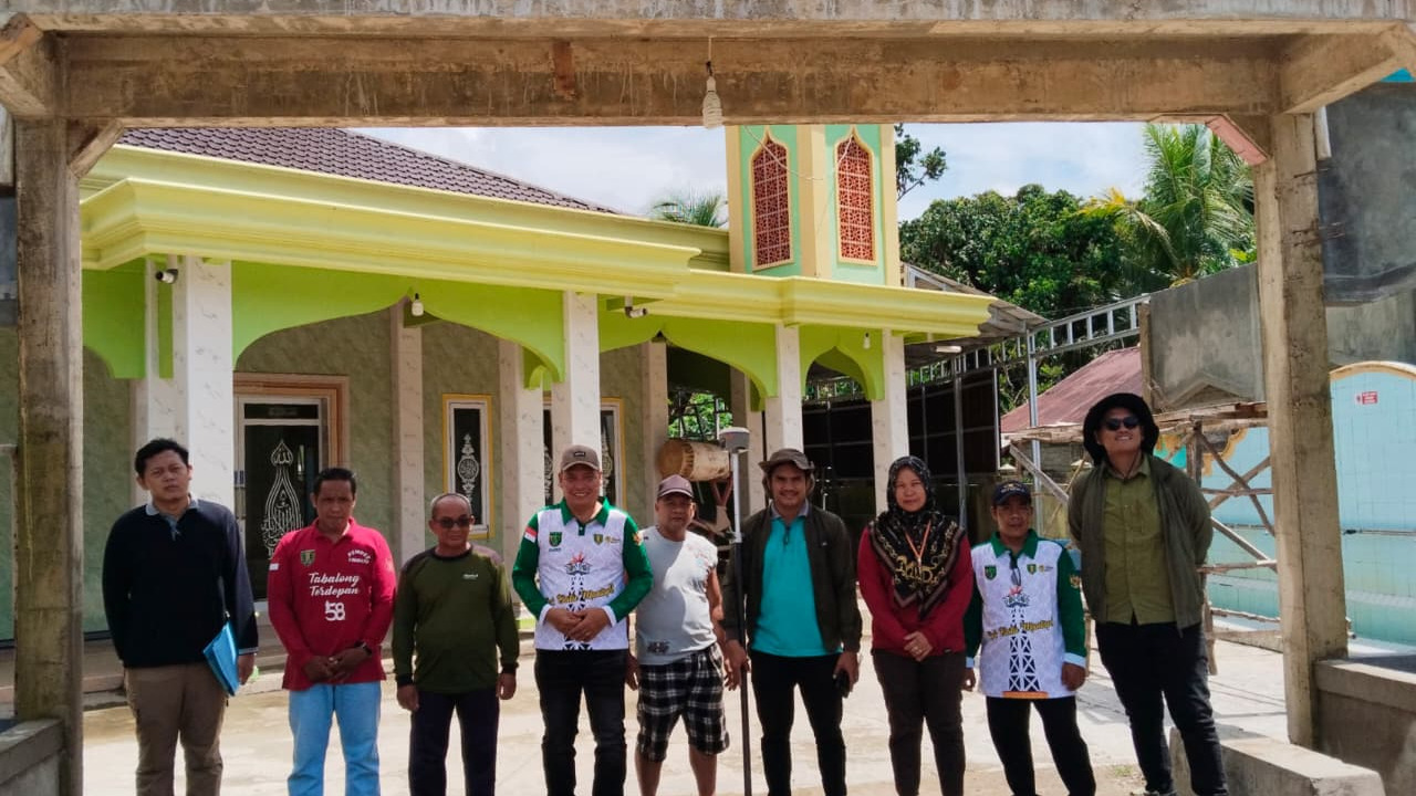 Pengukuran Tanah Wakaf Mesjid Darul Falah Lok Batu  10 April 2026 dari BPN Tanjung