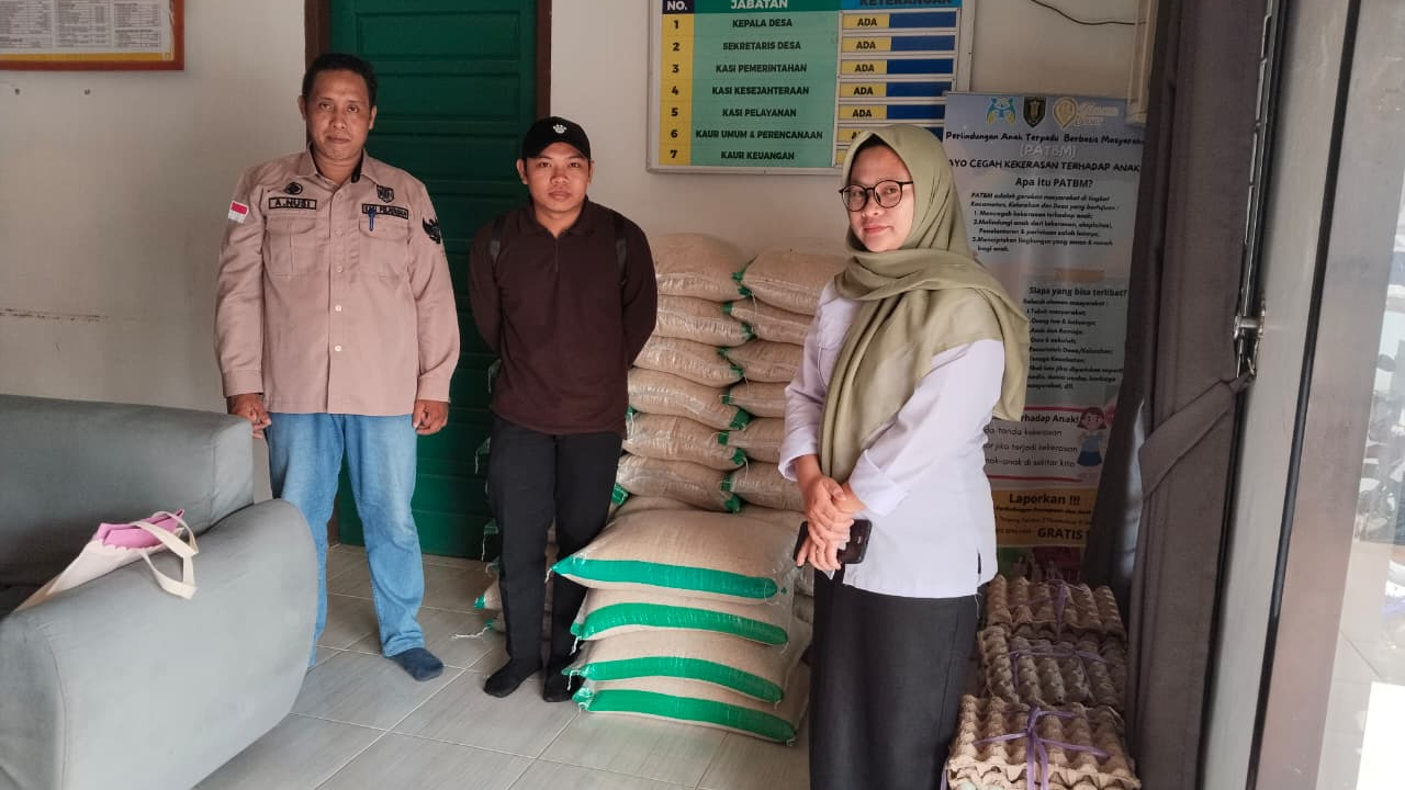 Bantuan RASDA Beras dan telor ub Maret rabu 15 April 2026