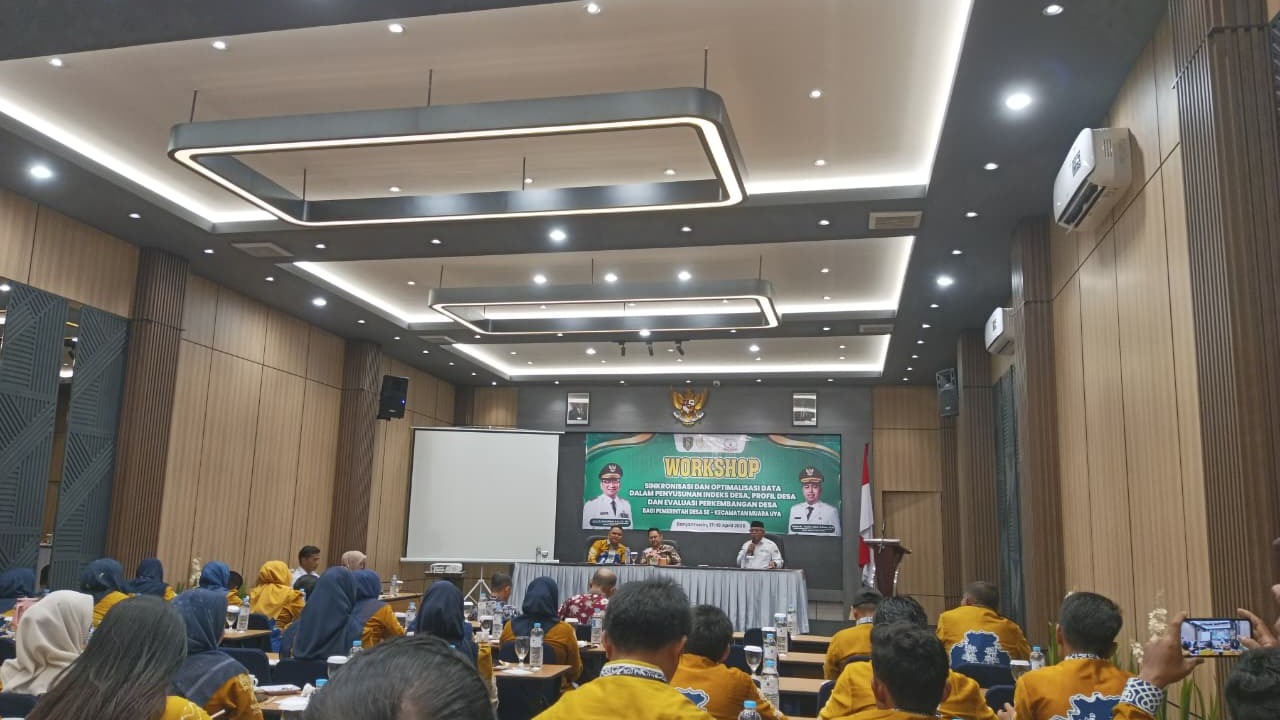 Pemerintah Desa Santuun Ikuti Workshop Sinkronisasi dan Optimalisasi Data pada Penyusunan ID, Prodeskel dan Evdeskel