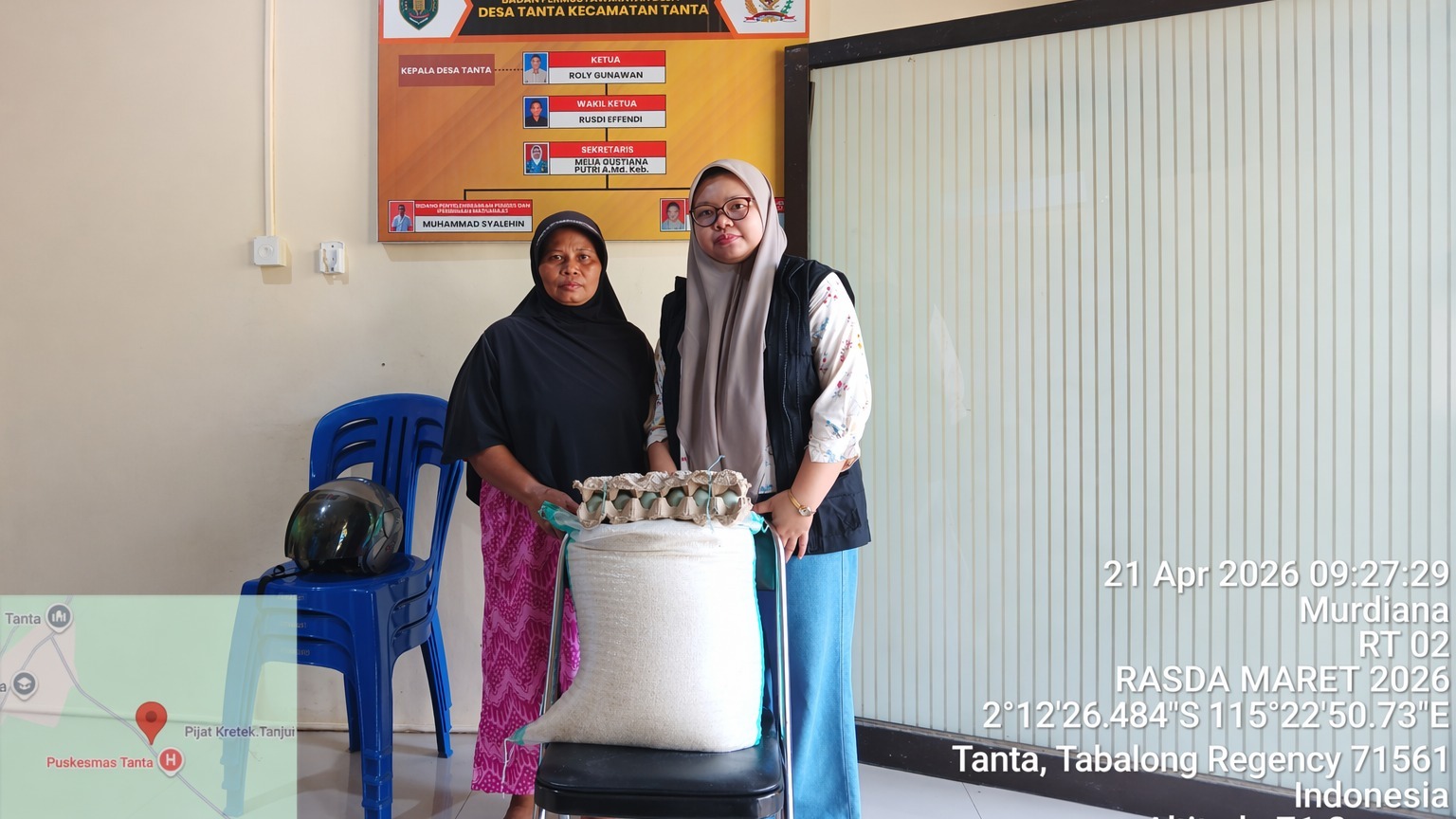 Pemerintah Desa Tanta Salurkan Bantuan Beras Daerah (Rasda) untuk 64 KPM Bulan Maret 2026