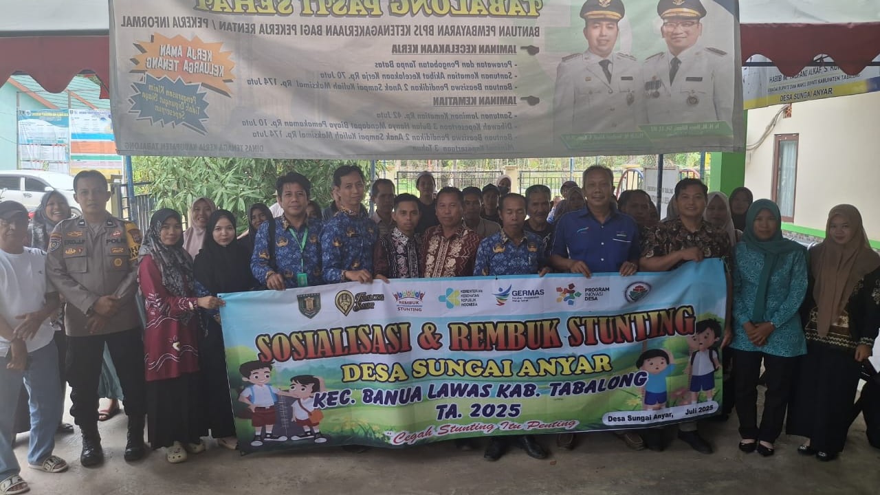 Kegiatan Rembuk Stunting Desa Sungai Anyar