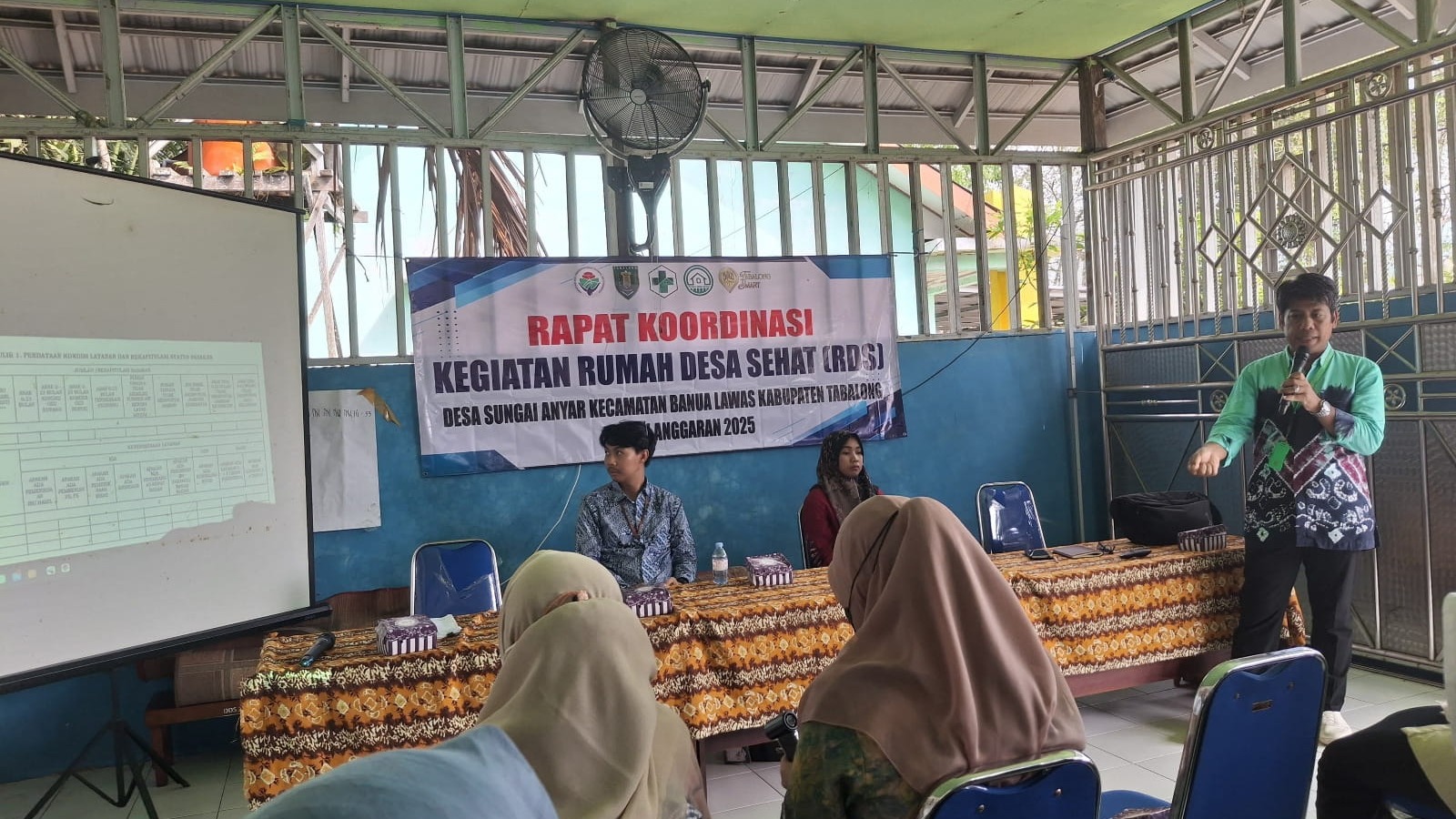 Rapat Koordinasi Rumah Desa Sehat Desa Sungai Anyar