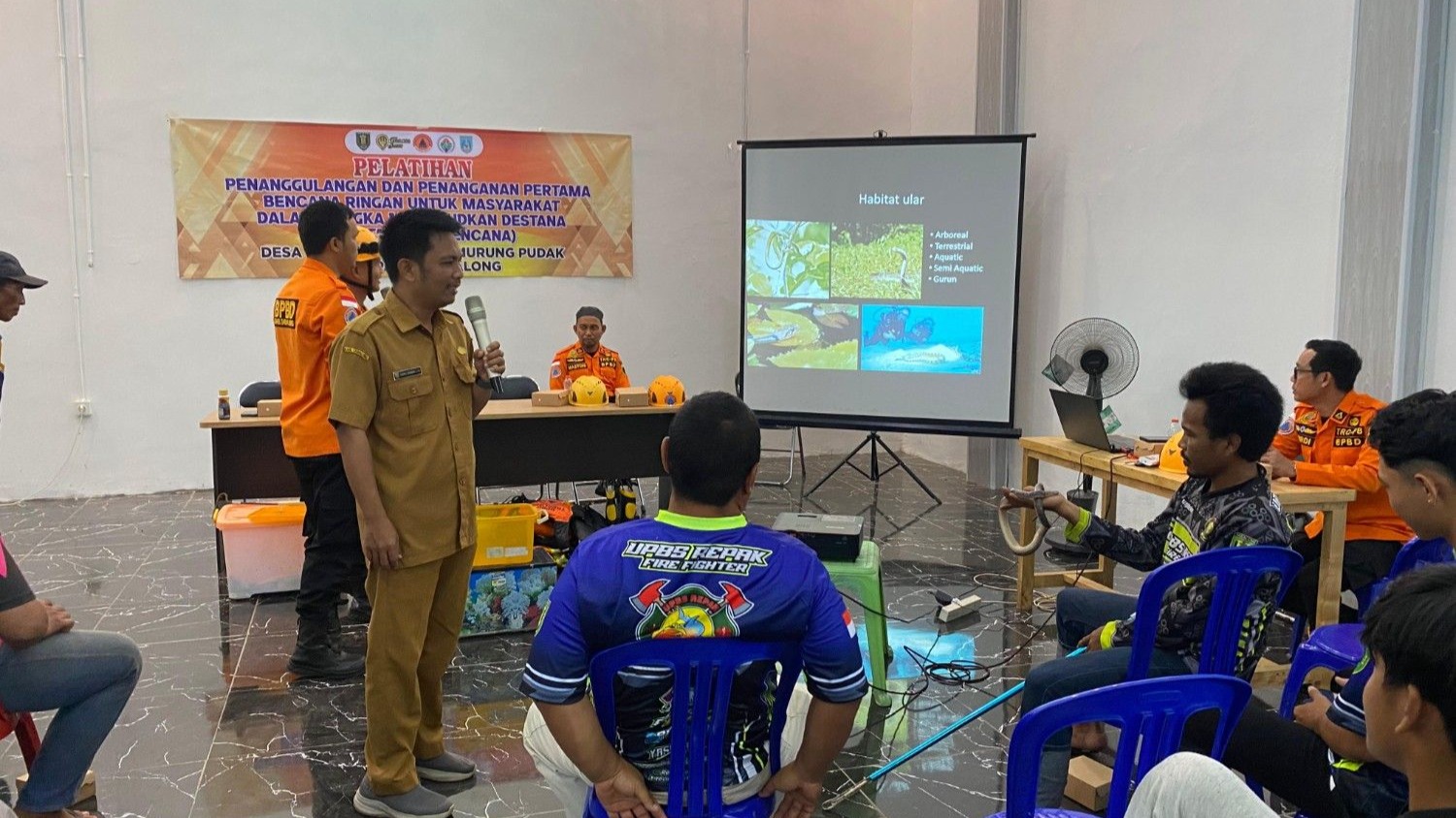 Pemerintah Desa Kapar Gelar Pelatihan Ketahanan Bencana bagi UPBS dan Masyarakat