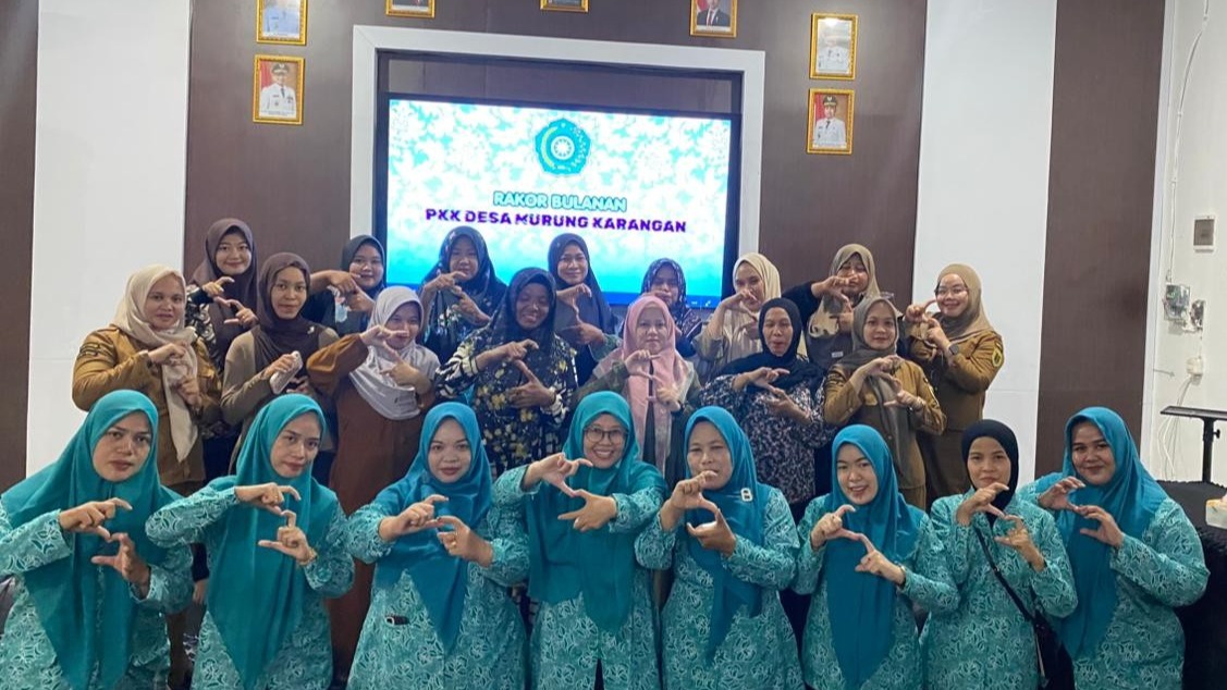 Rakor Bulanan TP-PKK Desa Murung Karangan: Dorong Inovasi "Green Posyandu" dan Aktifkan Kembali Bank Sampah