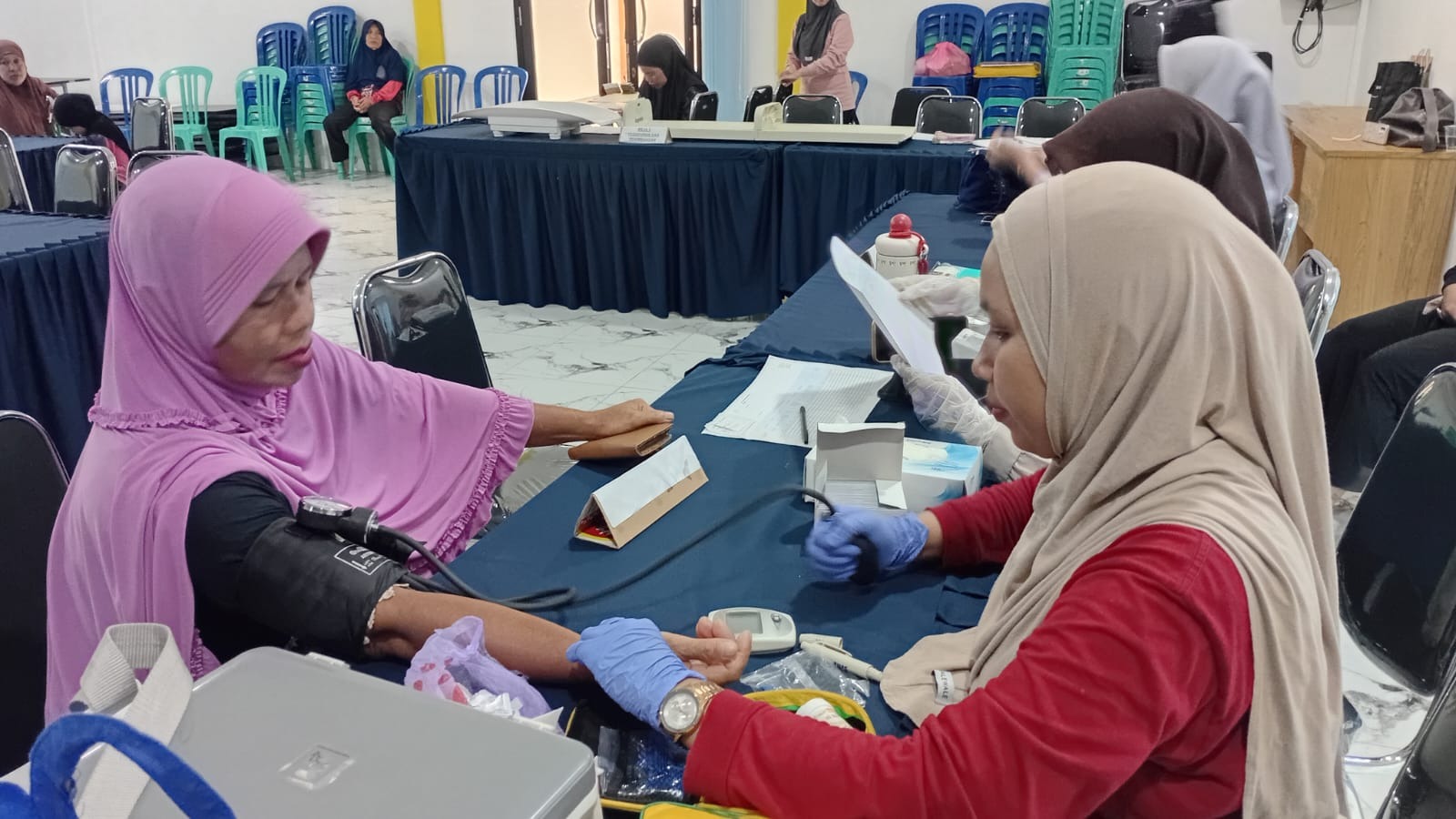 Kegiatan Posyandu Sri Ginting Desa Wayau Layani Semua Generasi 