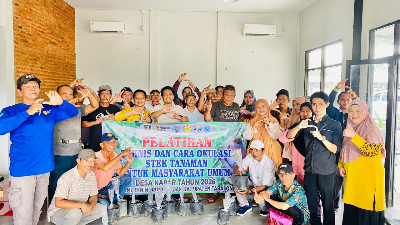 Pemdes Kapar Gelar Pelatihan Okulasi dan Stek Tanaman, Dorong Ketahanan Pangan Desa