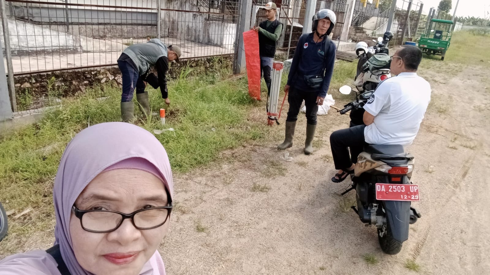 Desa Nawin Laksanakan Pemasangan Patok   Program PTSL Untuk Pemetaan Bidang Tanah