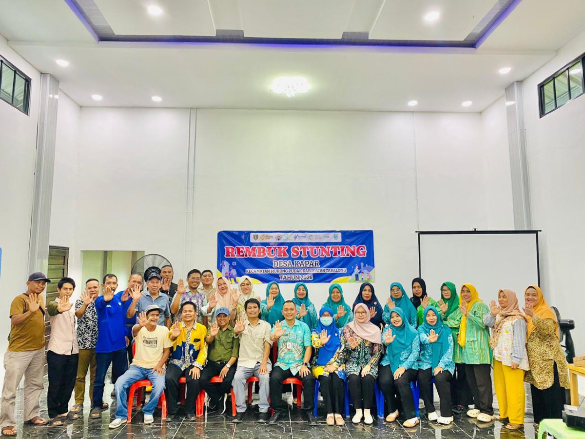Desa Kapar Gelar Rembuk Stunting 2026 dan Penandatanganan Komitmen Bersama Penurunan Stunting