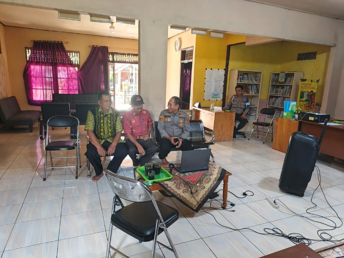 ZOOM MEETING BERSAMA POLSEK UPAU 