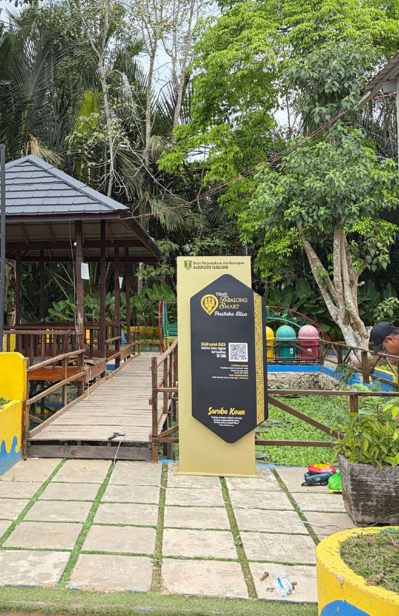 Titik Baca Digital Smart Desa Bangkiling Raya