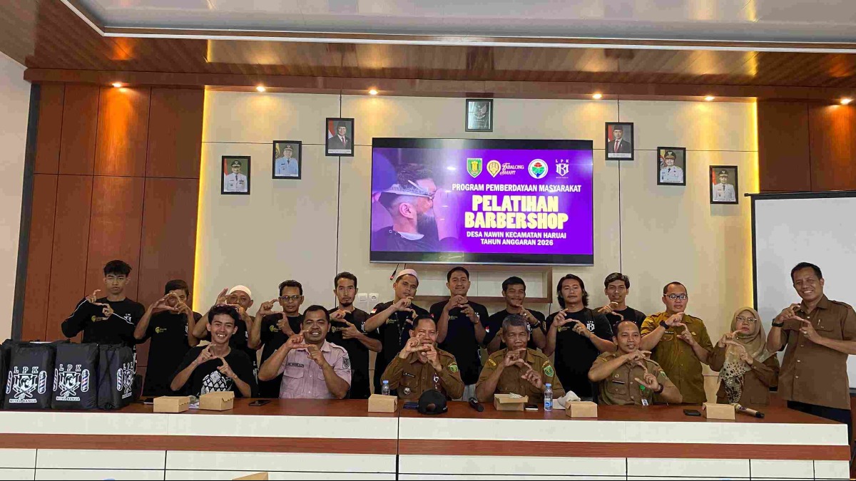 Pemerintah Desa Nawin Gelar Pelatihan Barbershop untuk tingkatkan keterampilan dan Peluang Usaha Masyarakat