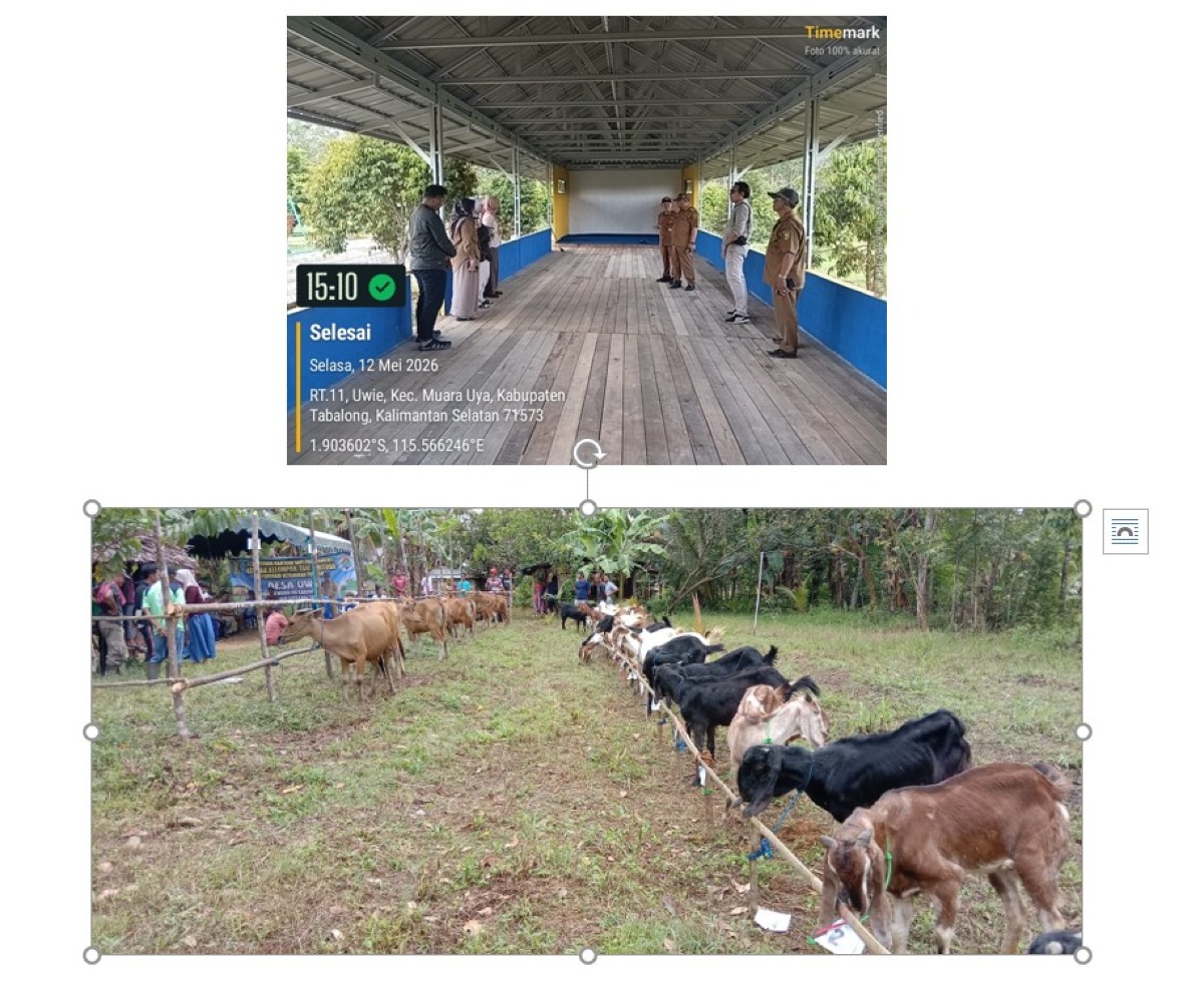 KUNJUNGAN KETAHANAN PANGAN DARI KPPN TABALONG