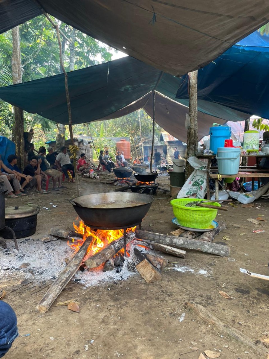 Duduk aruh selamatan perkawinan