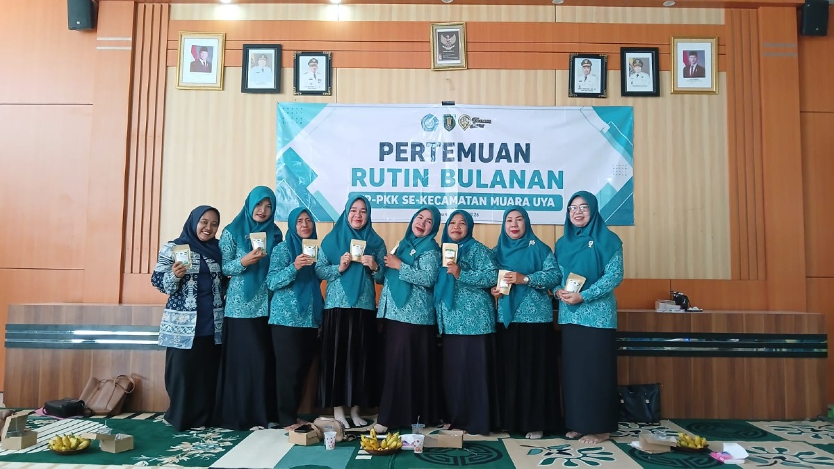 Pertemuan Rutin Bulanan PKK seKecamatan Muara Uya